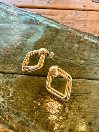 Diamond Drop Earring