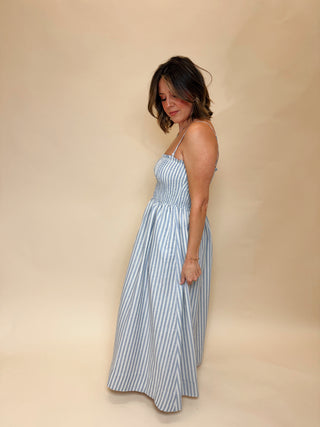 Winnie Striped Maxi Dress