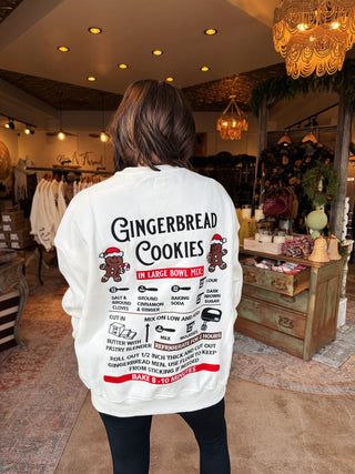 Gingerbread Recipe Sweatshirt