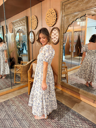 Greer Floral Midi Dress