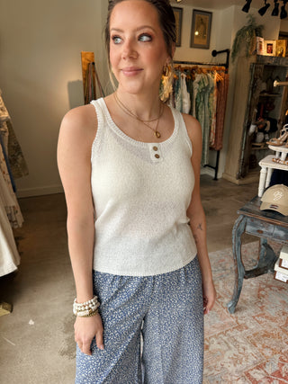 Teddy Knit Tank