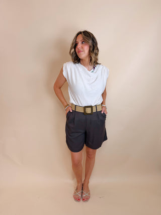 Fallon Belted Short