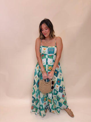 Livia Floral Print Maxi Dress