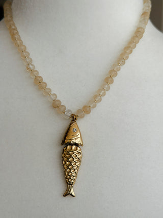 Koi Fish Bead Necklace