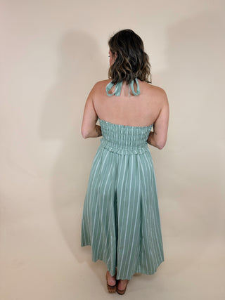 Naomi Halter Midi Dress