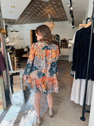 Charlie Patchwork Mini Dress