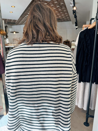 Dessie Striped Sweater Skirt Set