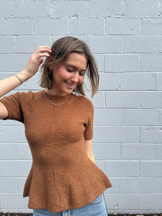 Brittanie Peplum Top