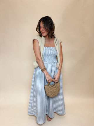 Winnie Striped Maxi Dress