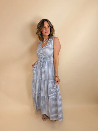 Blake Striped Maxi Dress