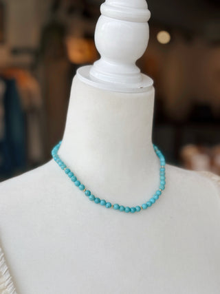 Turquoise Beaded Necklace
