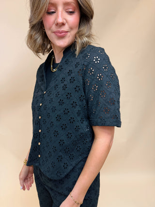 Thea Eyelet Top