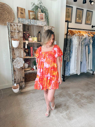 Adley Floral Mini Dress