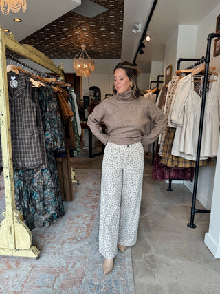 Frankie Floral Corduroy Pants