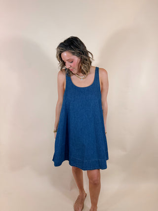 Dorothy Denim Mini Dress
