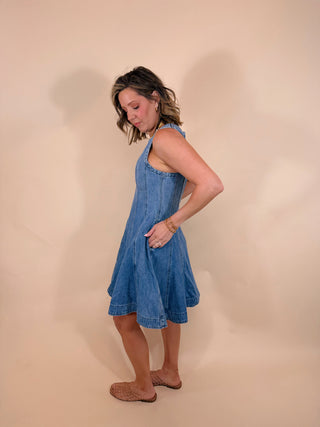 Juliana Denim Mini Dress