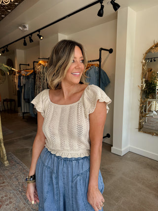 Sawyer Crochet Top
