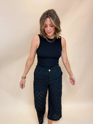 Cora Eyelet Pant