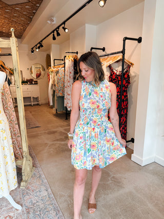 Lilias Floral Mini Dress