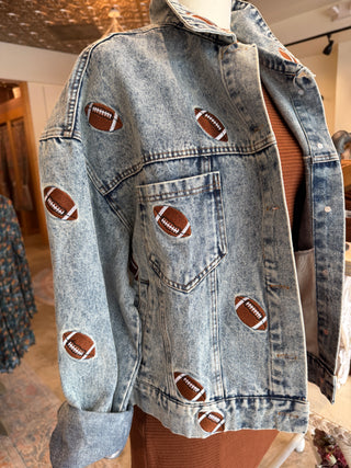 Nittany Football Denim Jacket