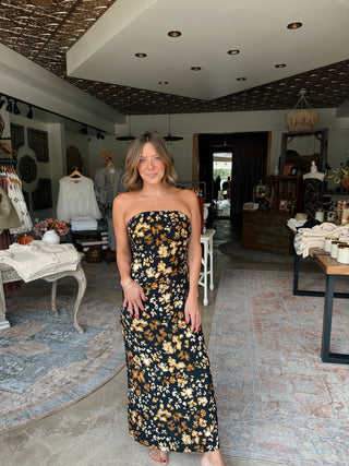 Navy Midi Dress