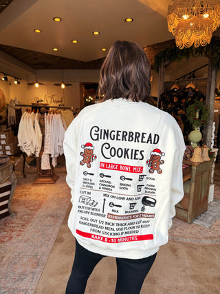 Gingerbread Recipe Sweatshirt