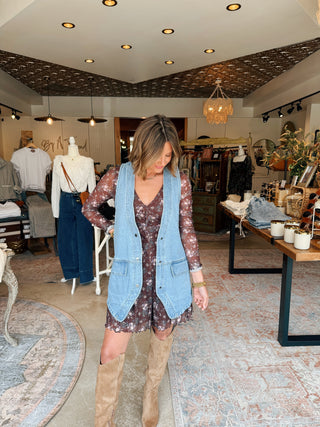 Sabrina Denim Vest