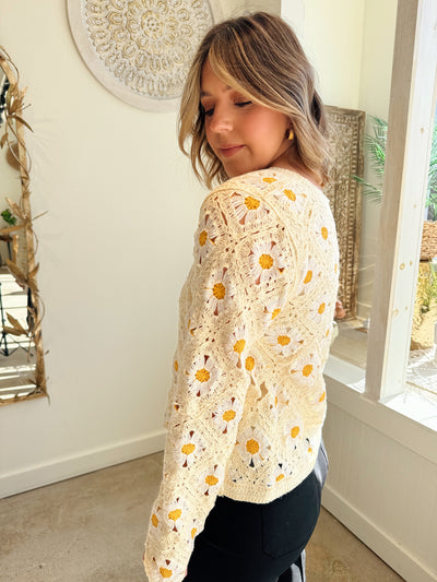 Emery Daisy Cardigan By A Thread Boutique SWEATERS-120 