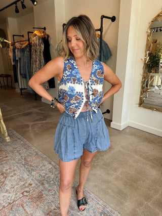 James Chambray Short