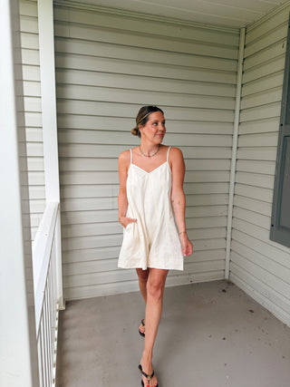 Abigail Denim Romper