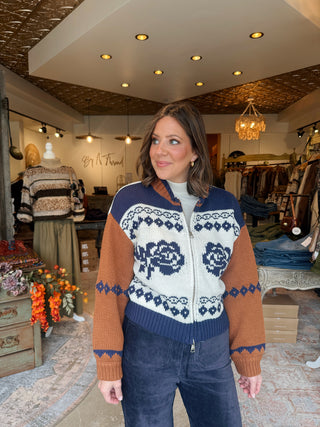 Rose Sweater Jacket