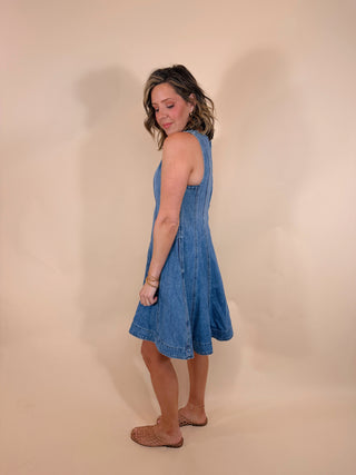 Juliana Denim Mini Dress