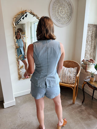 Romey Denim Short
