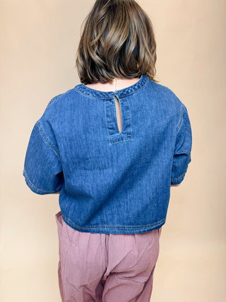 June Denim Top