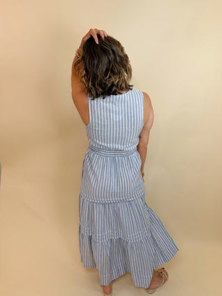 Blake Striped Maxi Dress