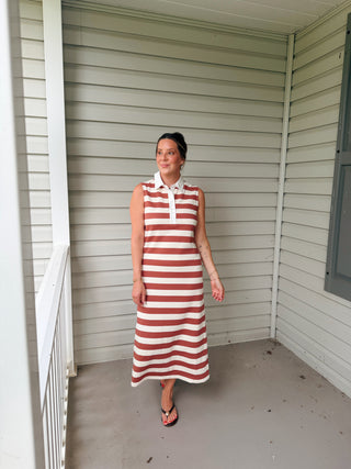 Rigby Stripe Midi Dress