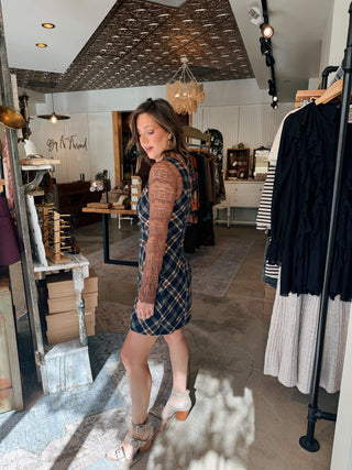 Poppy Plaid Mini Dress