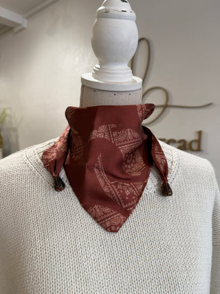 Adjustable Satin Bandana