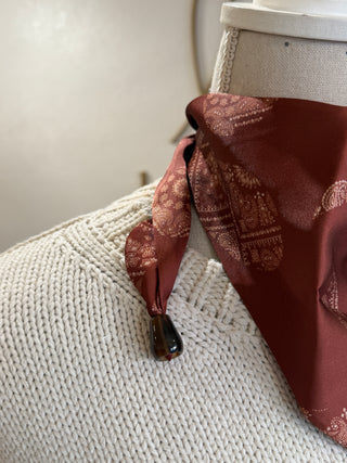 Adjustable Satin Bandana