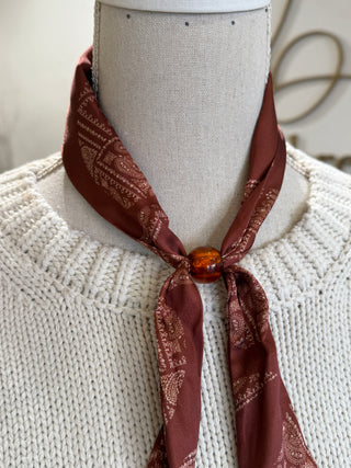 Adjustable Satin Bandana