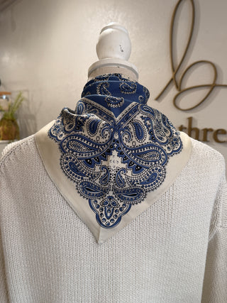 Paisley Satin Scarf