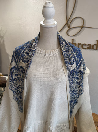 Paisley Satin Scarf