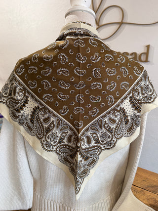 Paisley Satin Scarf