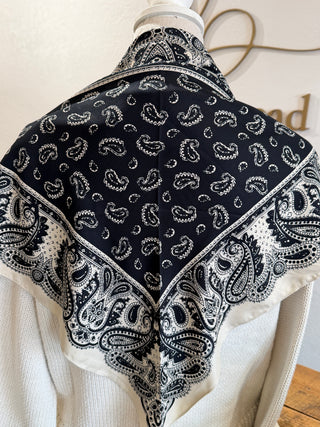 Paisley Satin Scarf